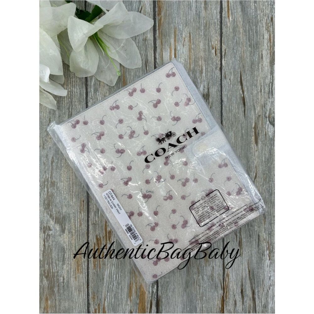Coach Notebook With Cherry Print - Picture 6 of 7